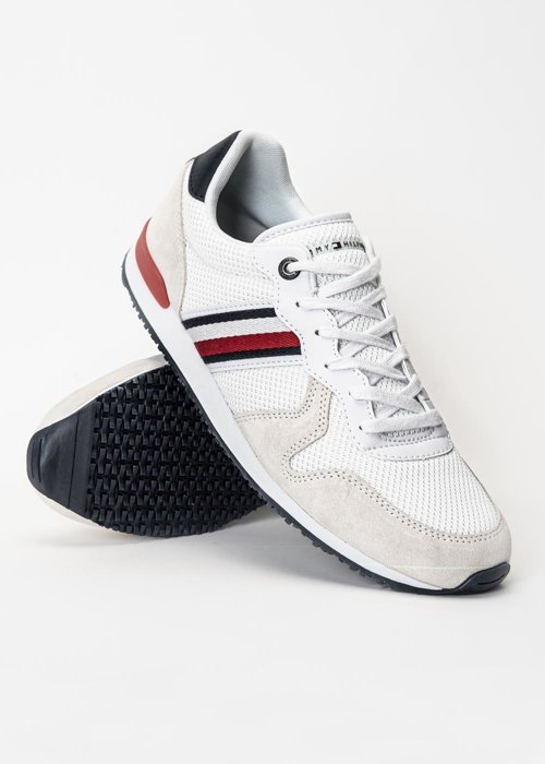 Tommy Jeans Runner Lo Leather Stripes (FM0FM03430-YBR)